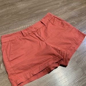 LOFT Chino Pale Red Shorts